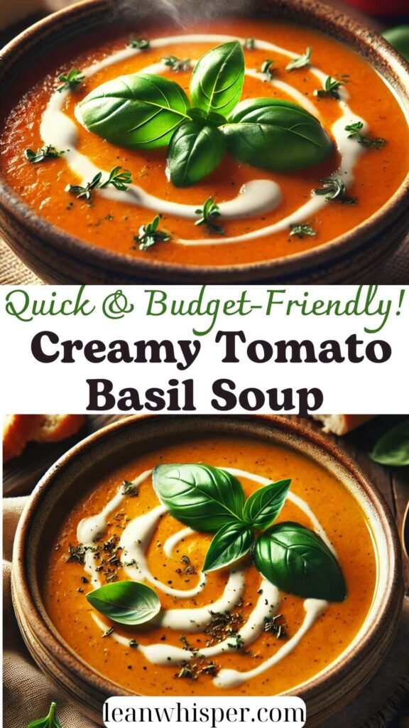 Creamy Tomato Basil Soup