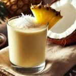 Make your mornings brighter with this Pineapple Coconut Smoothie! It’s an easy, healthy recipe featuring fresh pineapple, creamy coconut milk, and pineapple juice. Perfect for fans of tropical smoothies and weight watchers options! #SmoothiesWithPineappleJuice #PineappleCoconutMilkSmoothie #HealthySmoothiesWithPineapple