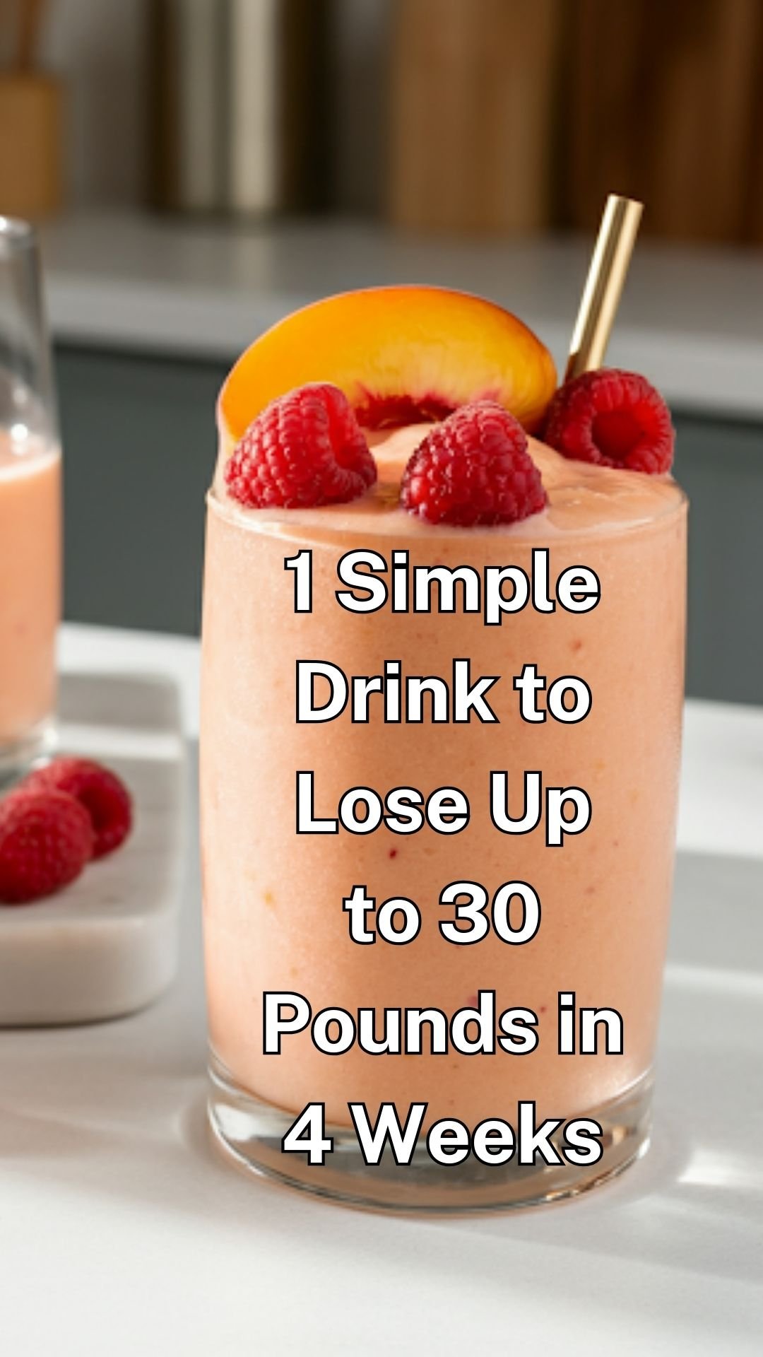 Peach Melba Smoothie For Weight Loss