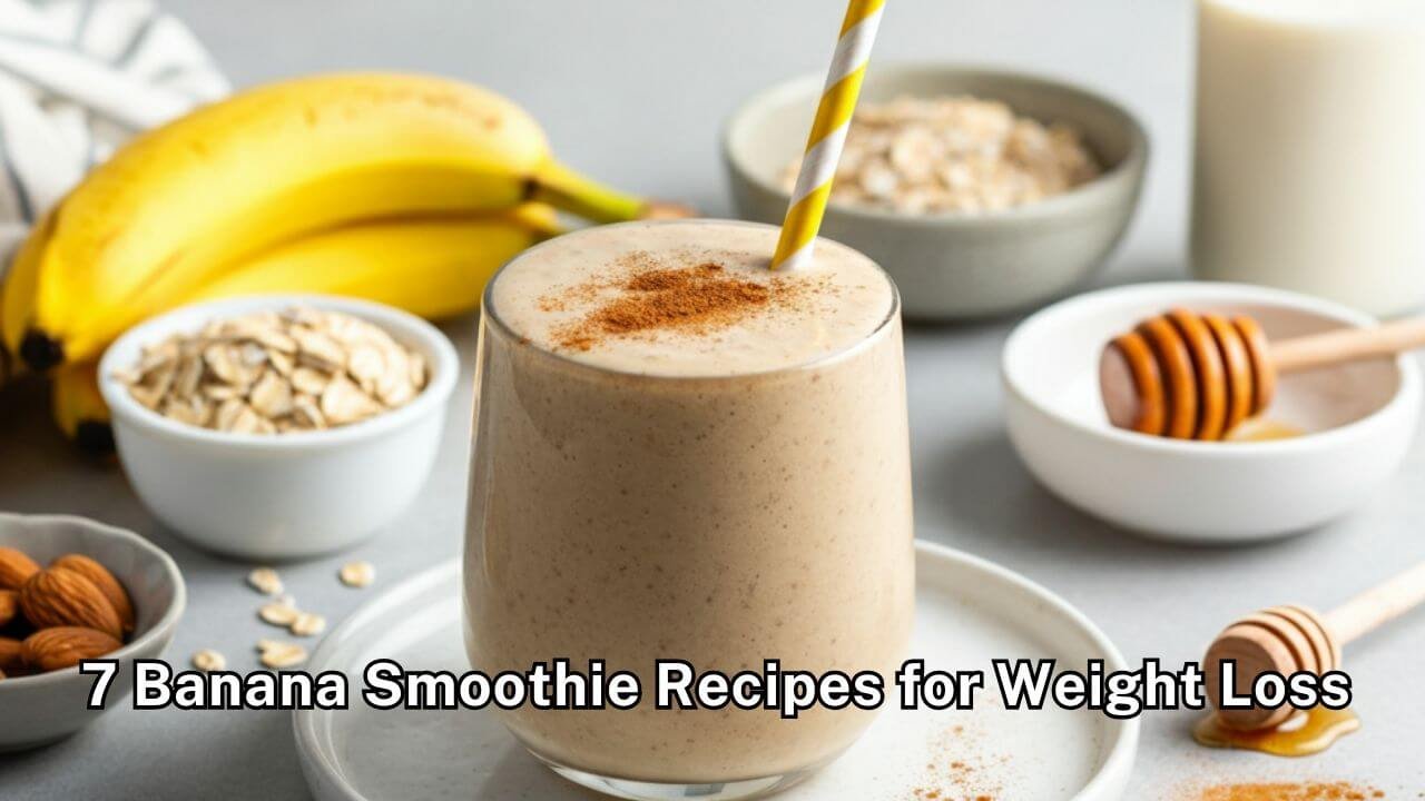 7 Banana Smoothie Recipes for Weight Loss