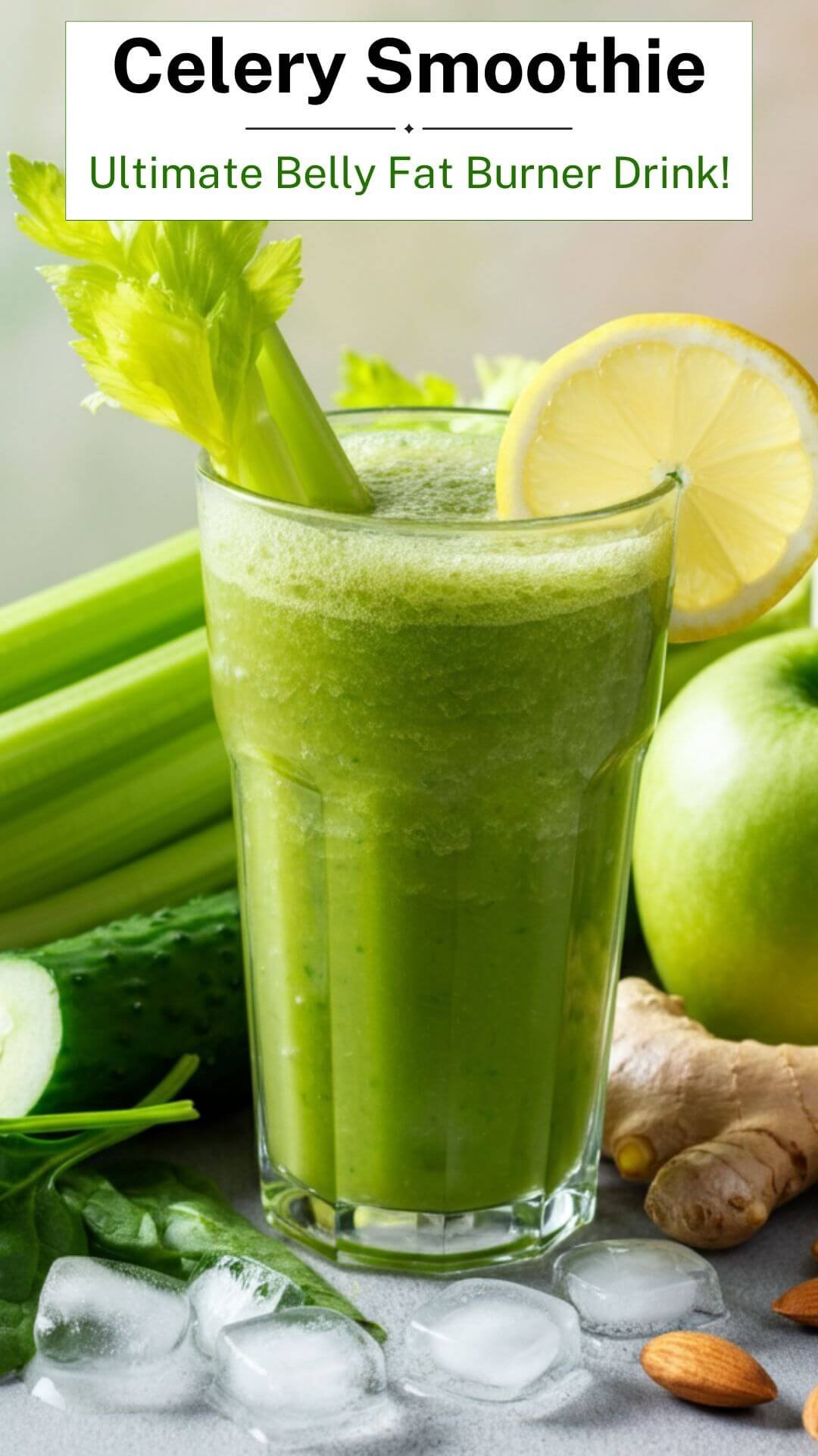 Looking for a fat-burning smoothie? This celery smoothie for weight loss is a powerful belly fat burner drink that helps with detox, digestion, and metabolism. Say goodbye to bloating and start your weight loss journey today! 