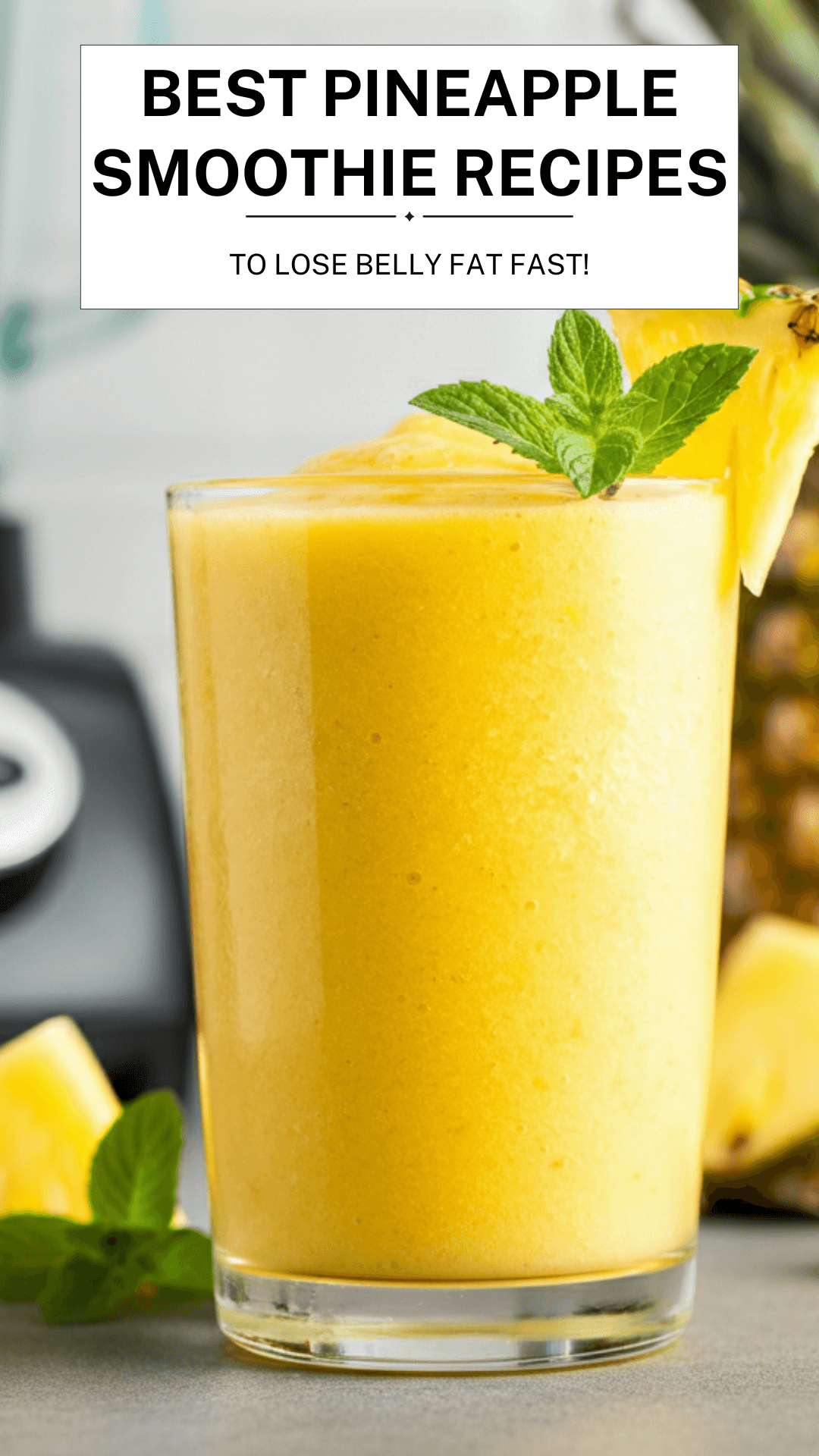 These pineapple smoothie recipes are loaded with nutrients that boost metabolism and help you lose body fat! Perfect for a morning cleanse or post-workout fat-burning smoothie.