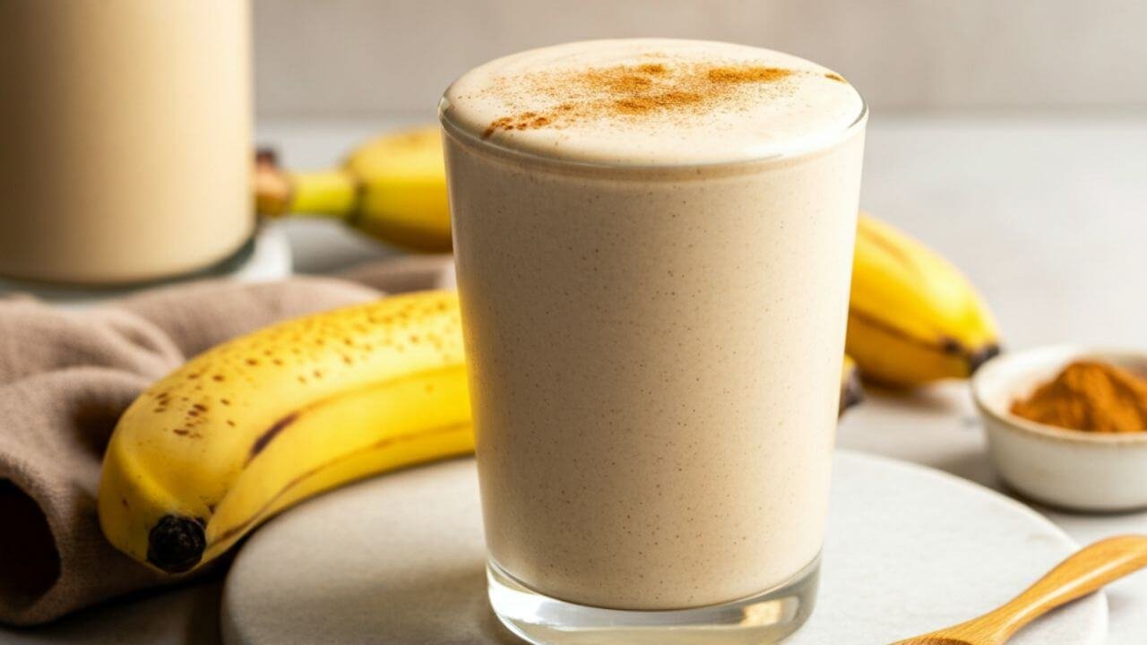 Vanilla Cinnamon Banana Smoothie Recipe
