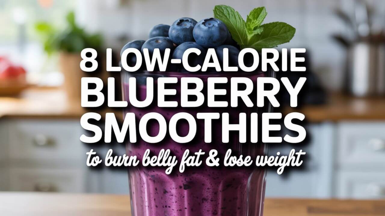 8 Low-Calorie Blueberry Smoothie Recipes for Weight Loss