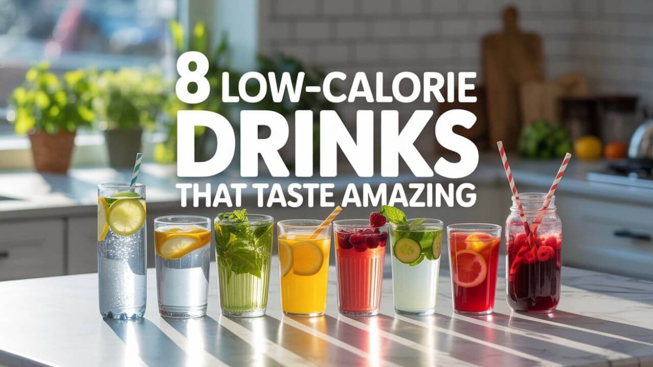 8 Low-Calorie Drinks That Taste Amazing