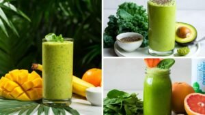 9 Green Smoothies for a Flat Stomach