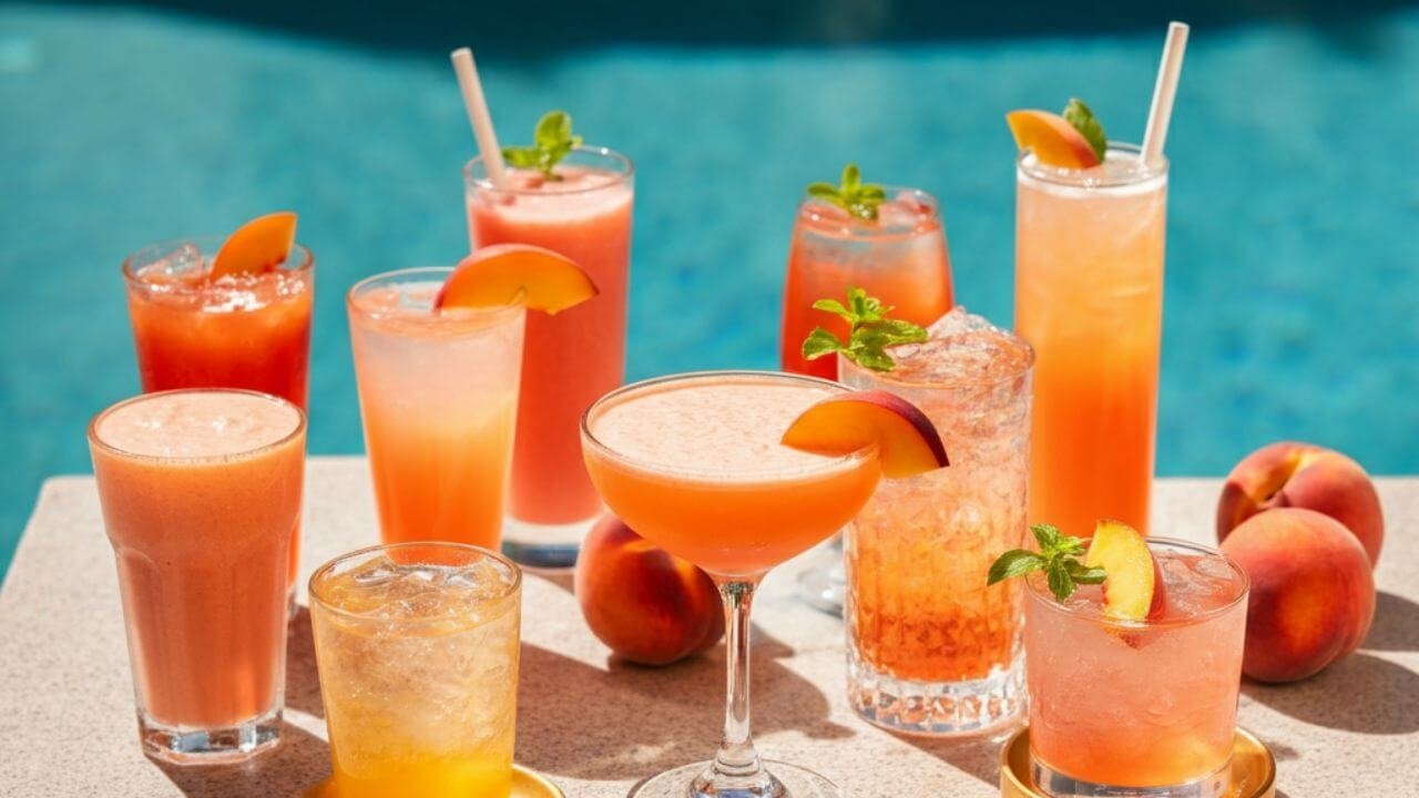 9 Peach Drink Recipes That Scream Summer