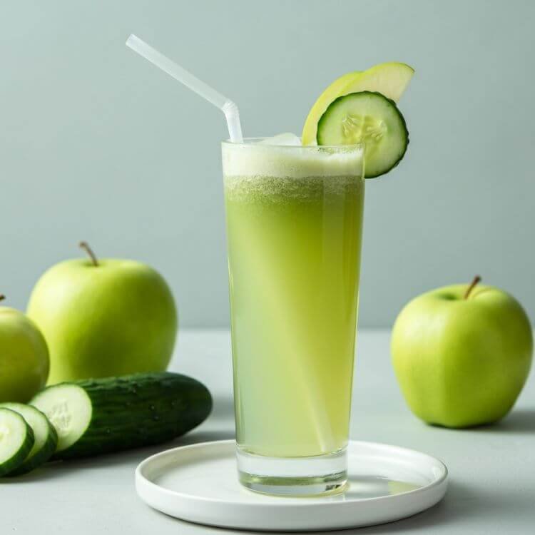 Apple and Cucumber Juice