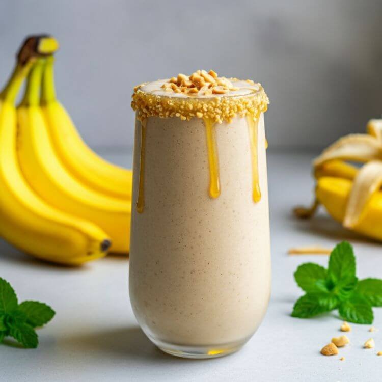 Banana Peanut Butter Delight Smoothie