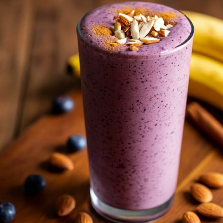 Blueberry Almond Smoothie