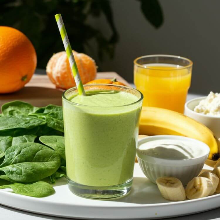 Citrus Burst Spinach Smoothie