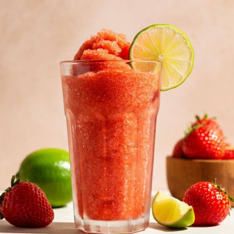 Classic Strawberry Lime Slushie 