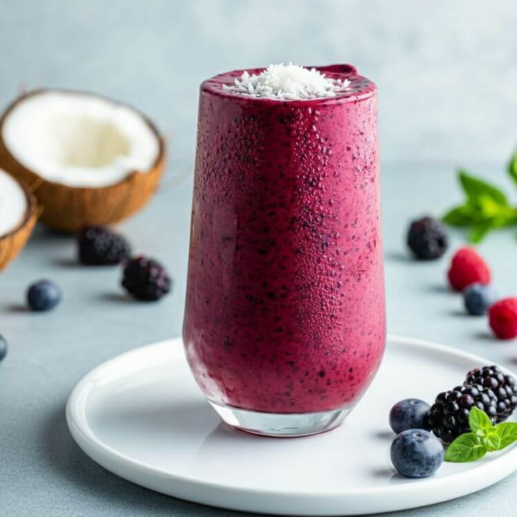 Coconut & Mixed Berry Delight