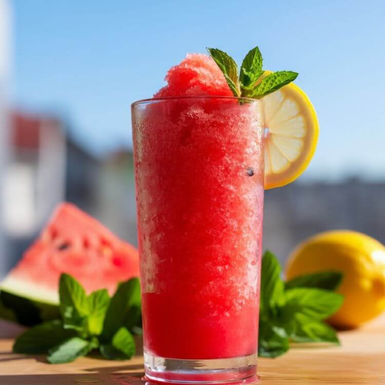 Cool Watermelon Mint Slushie