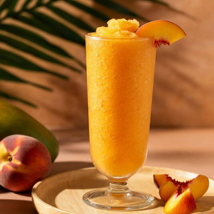 Mango Peach Sunrise Slushie