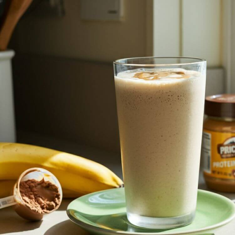 Peanut Butter Banana Protein Smoothie