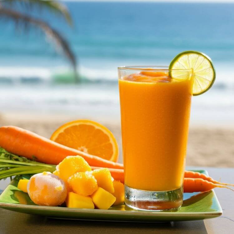 Tropical Twist Carrot Orange Smoothie