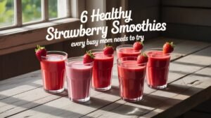 6 Easy Strawberry Smoothies for Busy Moms
