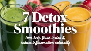 7 Smoothies To Flush Toxins and Reduce Inflammation