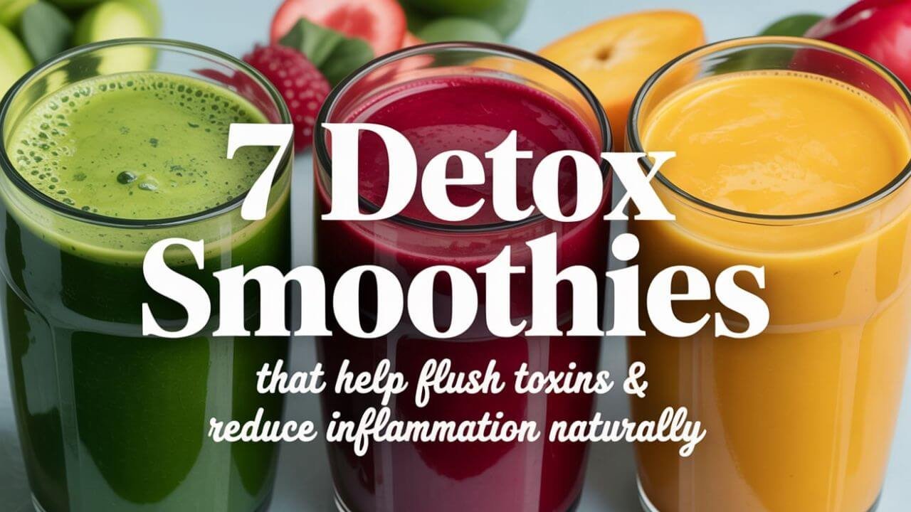 7 Smoothies To Flush Toxins and Reduce Inflammation