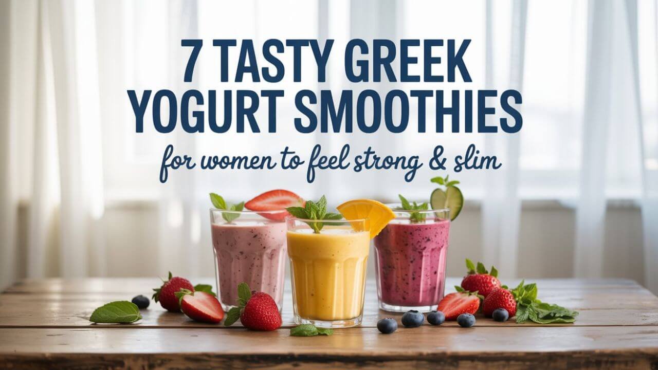 7 Smoothies With Greek Yogurt for Women Over 40