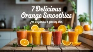 7 Orange Smoothies for Weight Loss