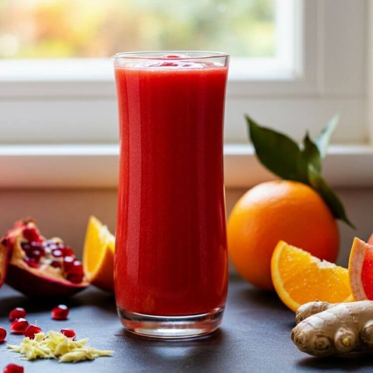 Citrus Sunrise Pomegranate Smoothie