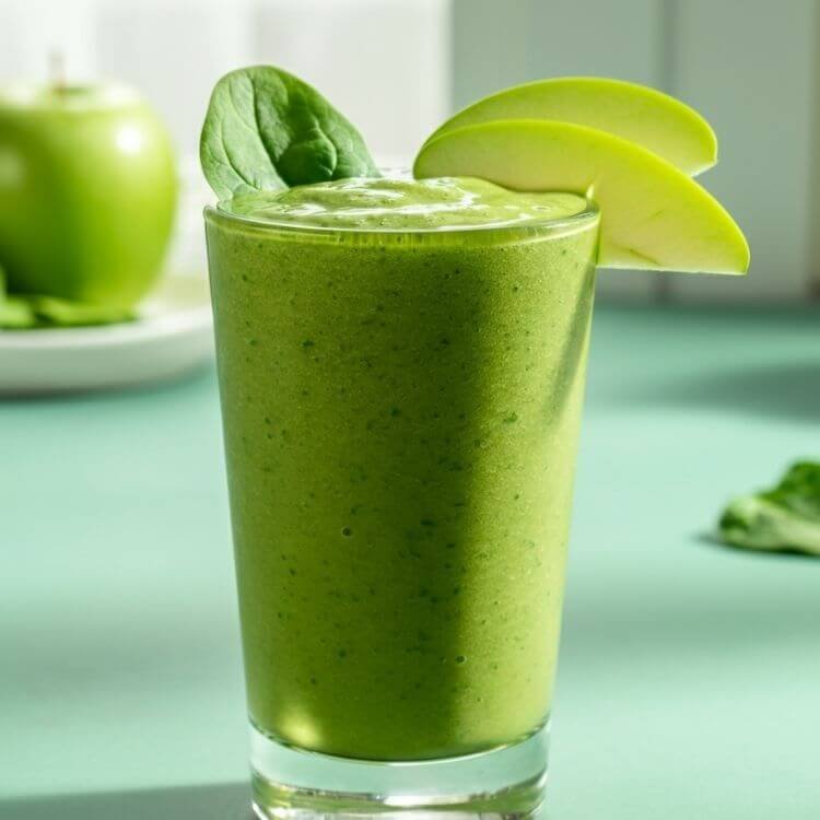 Creamy Avocado & Spinach Detox Smoothie