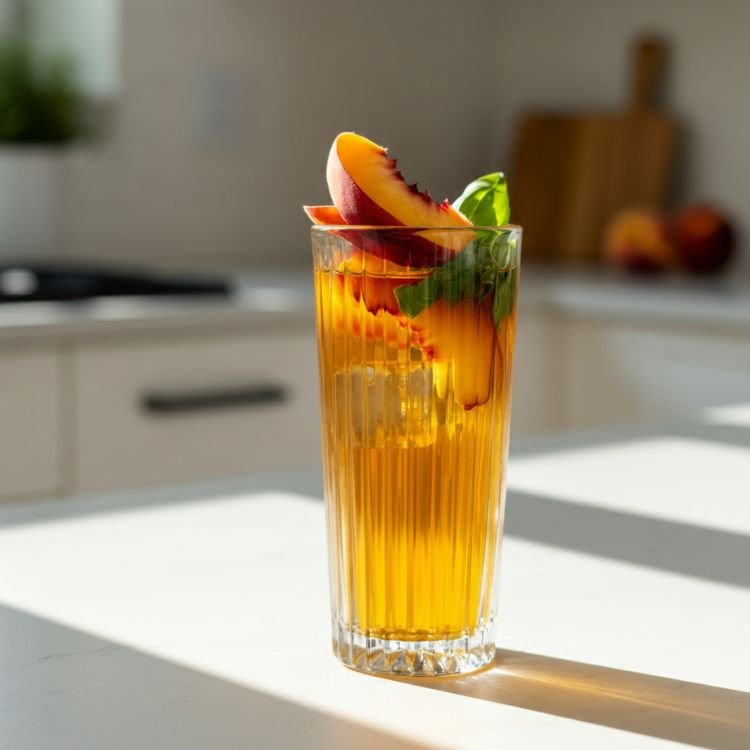 Peach & Basil Black Tea