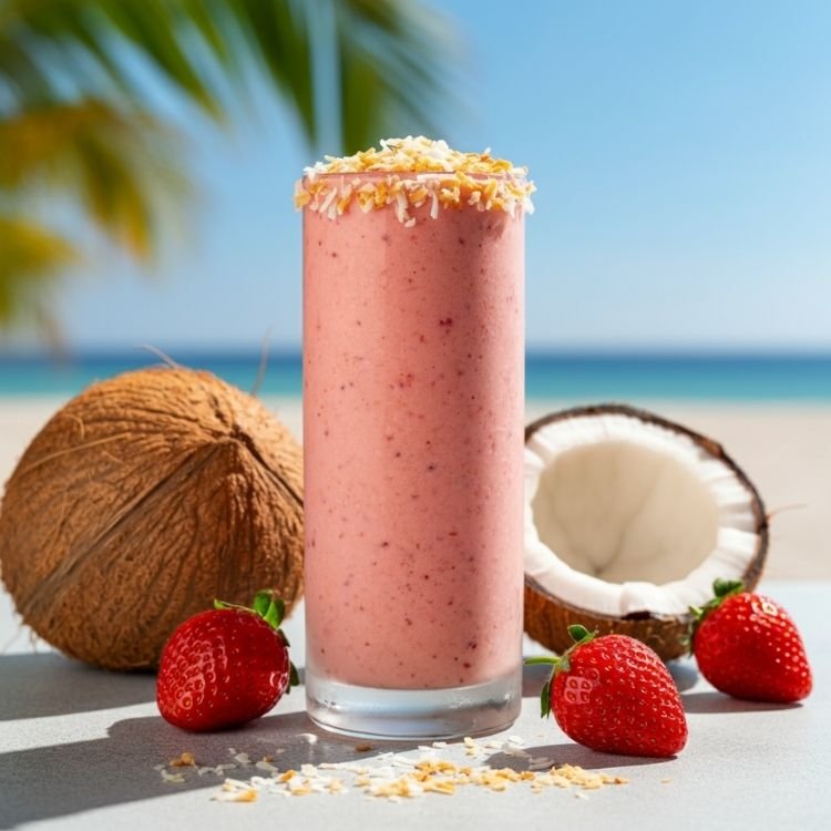 Strawberry Coconut Paradise 