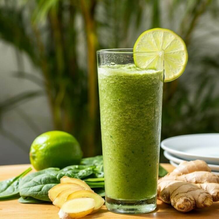 Tropical Green Detox Smoothie