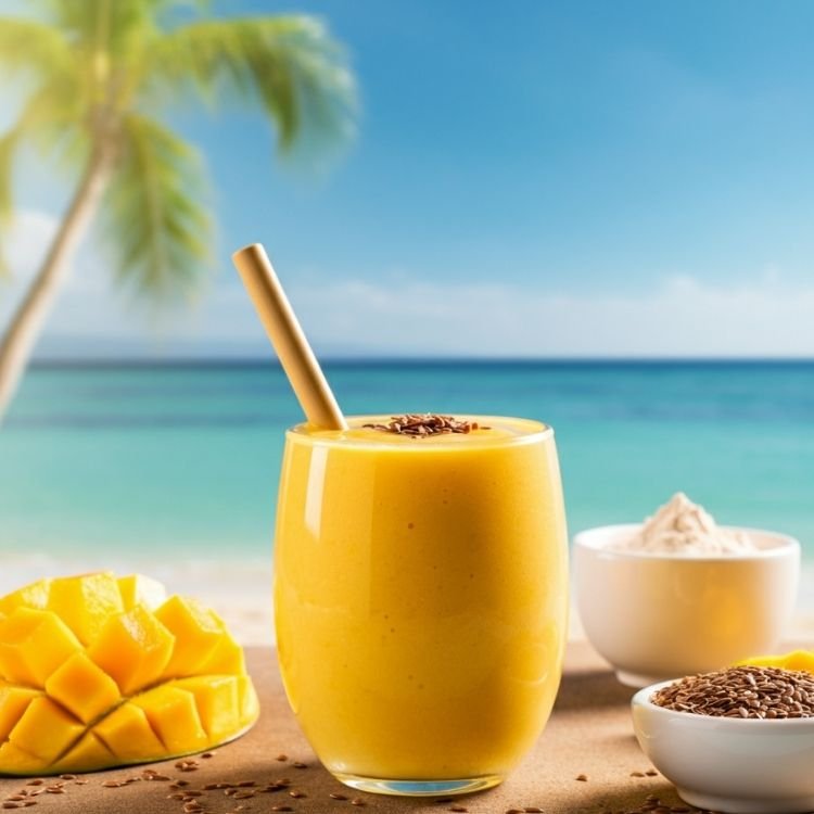 Tropical Mango Protein Smoothie 