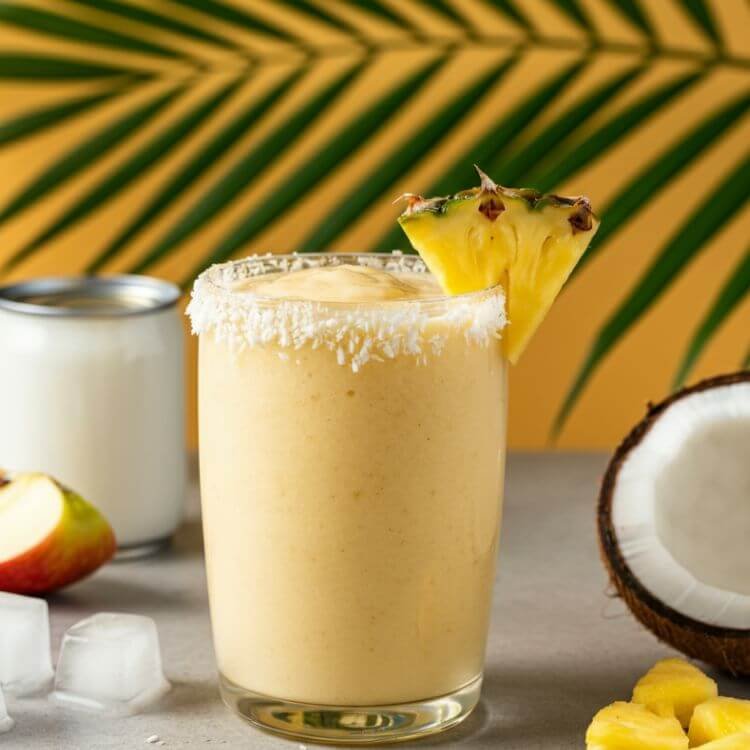 Apple Coconut Tropical Smoothie