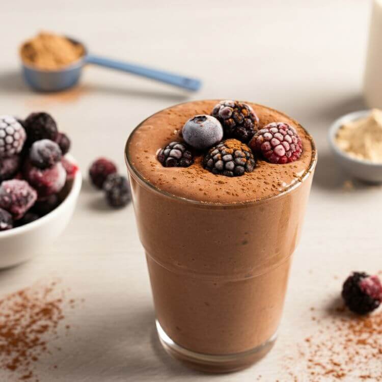 Chocolate Berry Antioxidant Smoothie