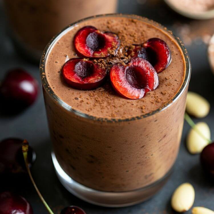 Chocolate Cherry Bliss Smoothie