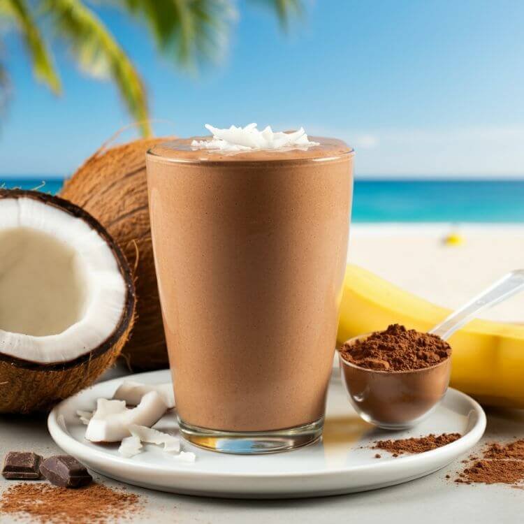 Chocolate Coconut Paradise Smoothie