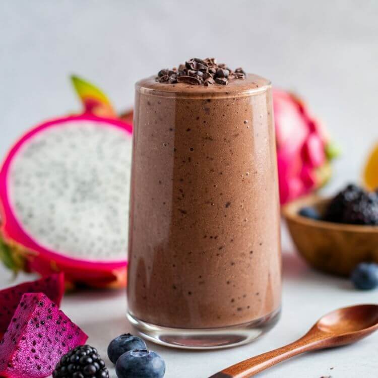 Chocolate Dragon Fruit Indulgence Smoothie