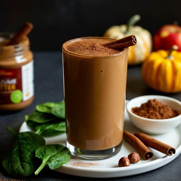 Chocolate Hazelnut Fall Greens Smoothie