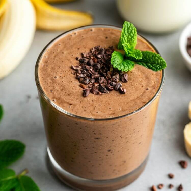 Chocolate Mint Chip Smoothie