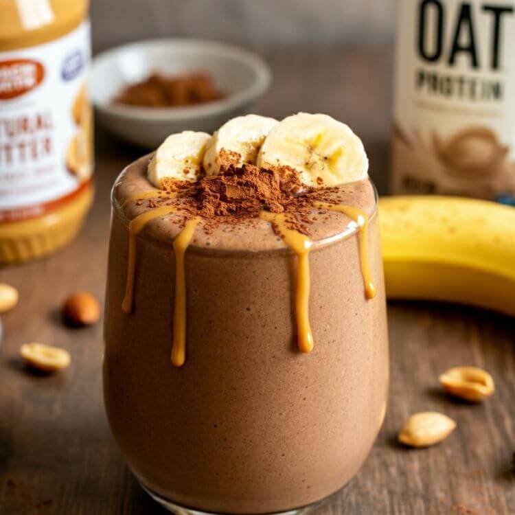 Chocolate Peanut Butter Power Smoothie