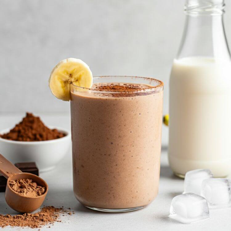 Classic Chocolate Banana Protein Smoothie