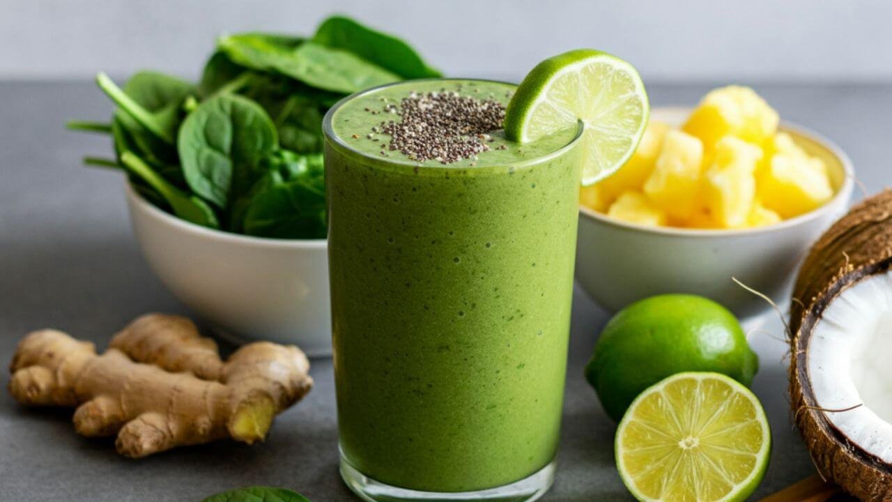 Detox Island Green Smoothie Recipe for Natural Cleanse