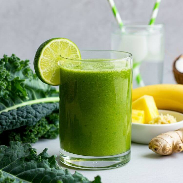 Ginger Lime Kale Smoothie