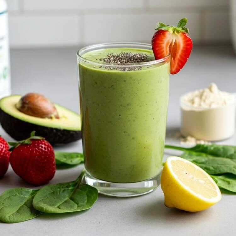 Green Strawberry Protein Fusion