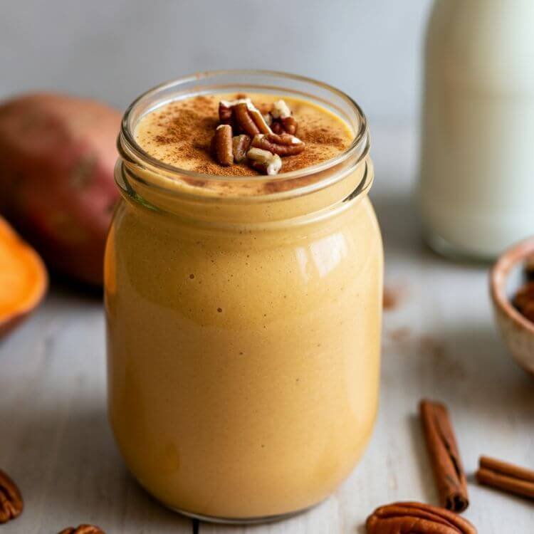 Maple Pecan Sweet Potato Smoothie