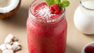 Raspberry Coconut Smoothie Recipe