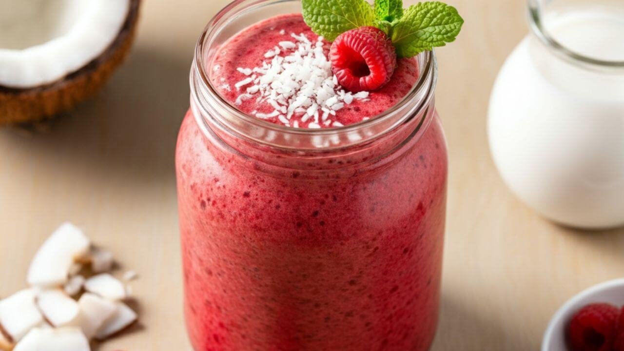 Raspberry Coconut Smoothie Recipe