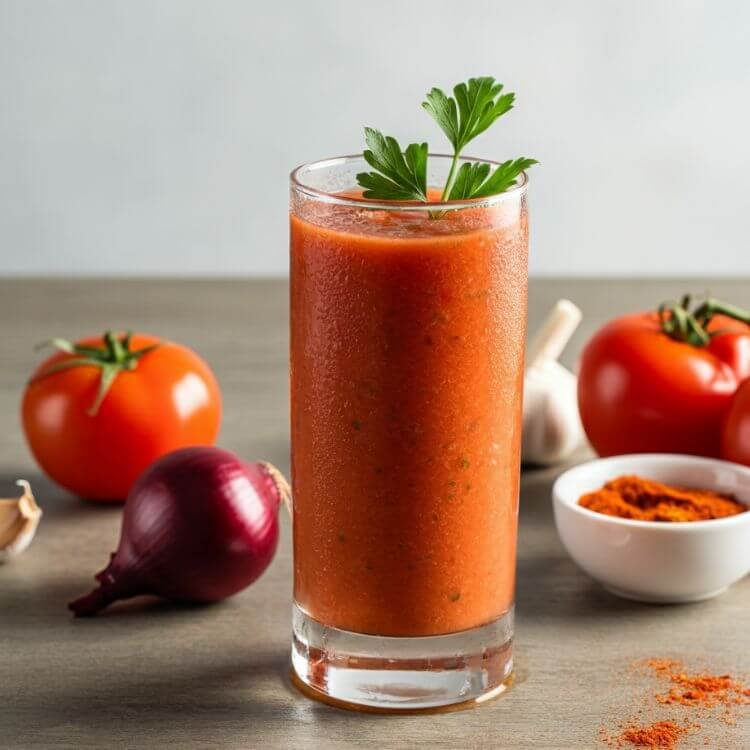Spicy Tomato Gazpacho Smoothie