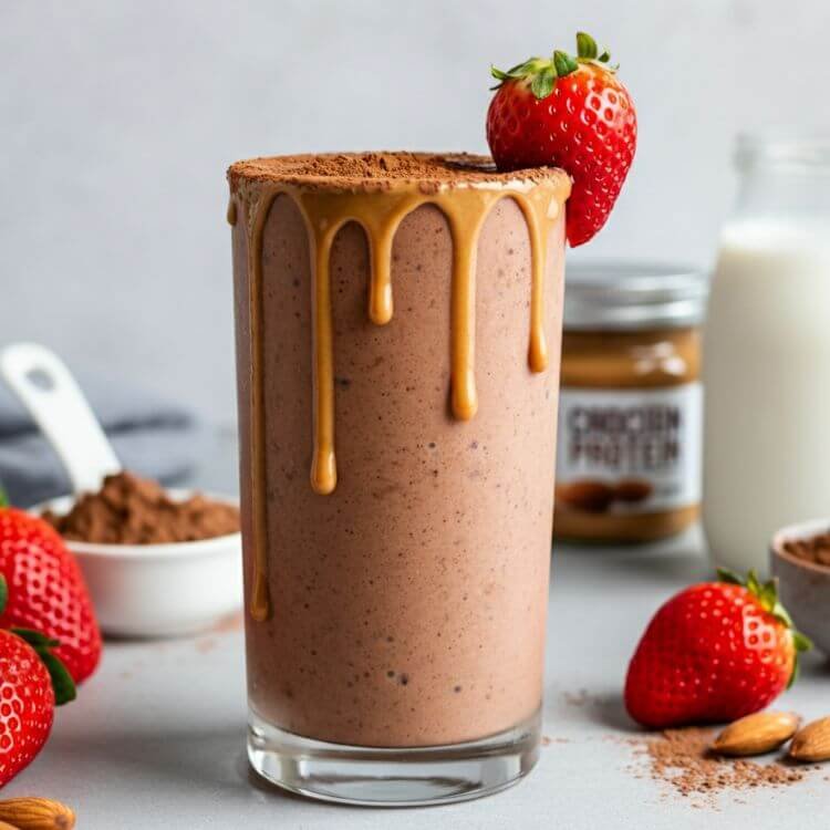 Strawberry Chocolate Protein Delight