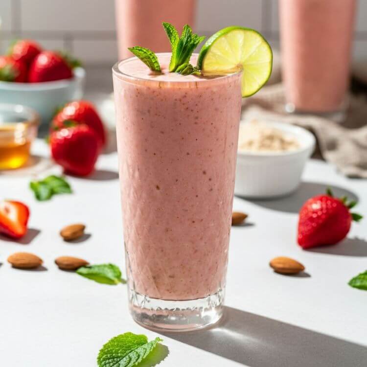 Strawberry Mint Protein Refresher
